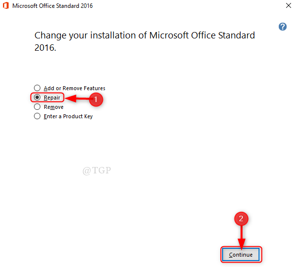 Microsoft Office Repair Uus