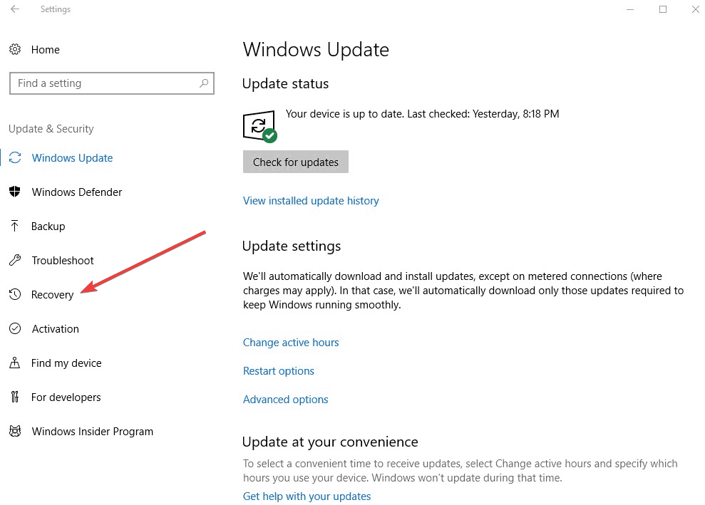 Windows 10 სწრაფი წვდომის შეცდომა