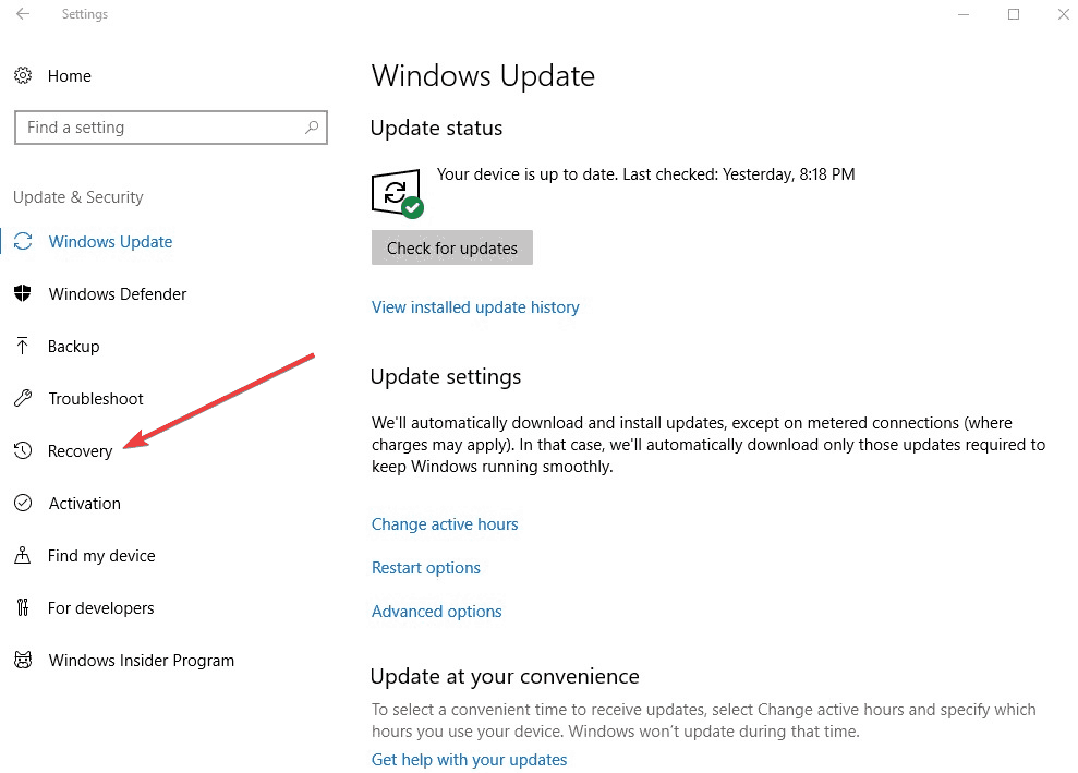 Chyba rýchleho prístupu systému Windows 10