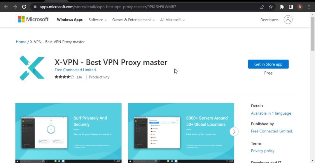 xvpn vpn स्टोर पर सबसे अच्छा Microsoft