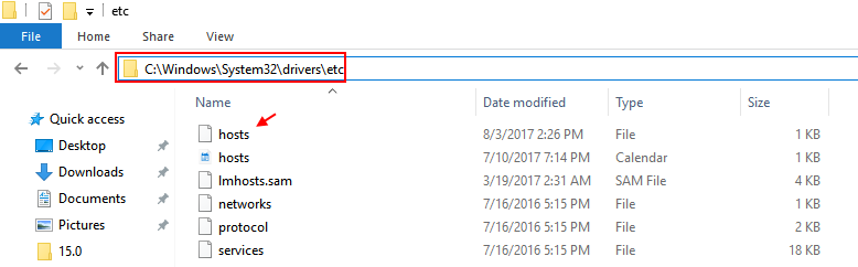Kaip užblokuoti svetaines sistemoje „Windows 10“ naudojant pagrindinį failą