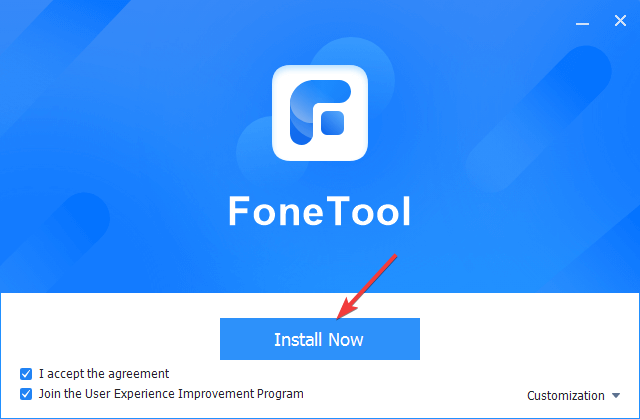 Instalação do FoneTool 