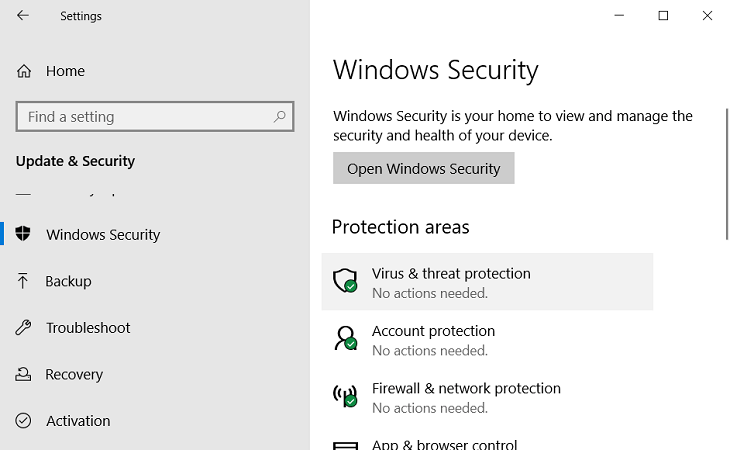 „Windows“ skirtukas Sauga „Windows“ programos klaida 0xc0000906