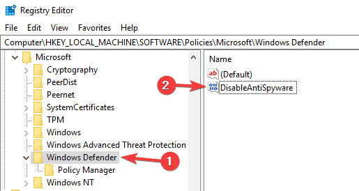 Windows Defender აჩერებს შეჩერებას
