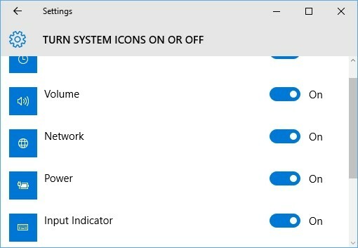 Correggi l'icona della batteria mancante in Windows 10