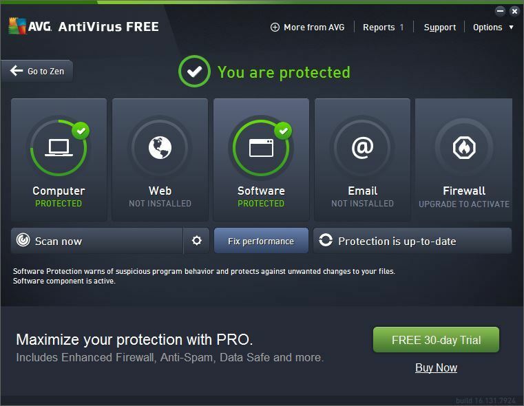 avg antivirüs ücretsiz yazılım windows 10