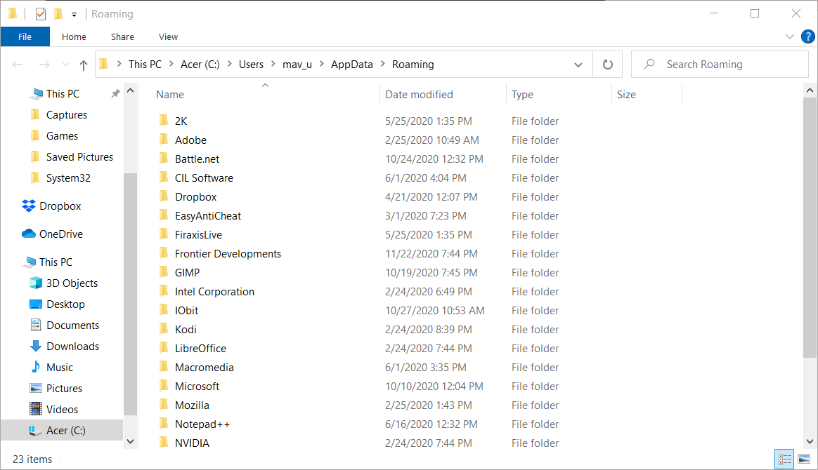 Roamingový priečinok minecraft neotvorí Windows 10