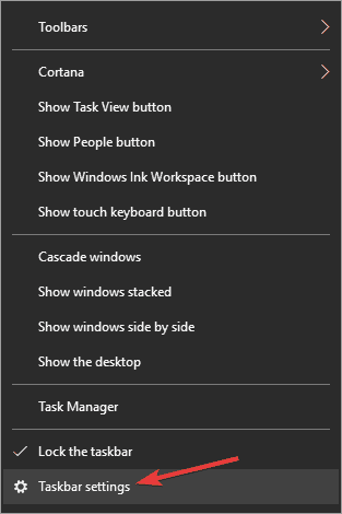 Windows-søgefelt mangler