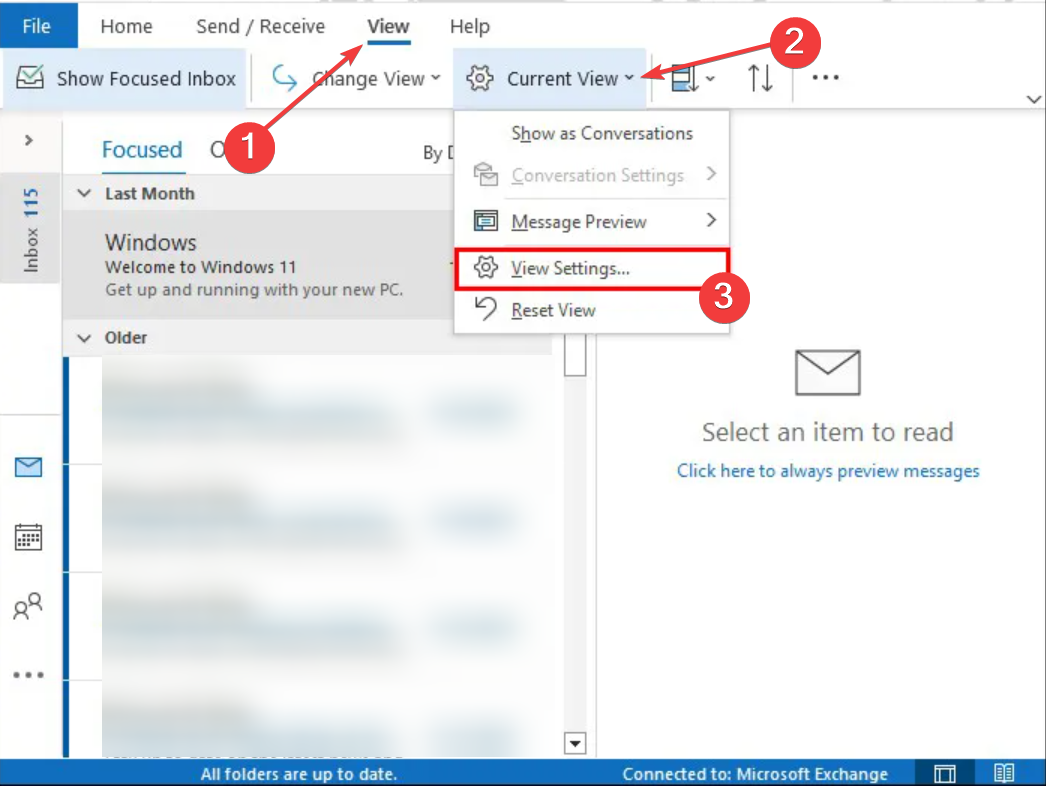 skatiet pašreizējos veidus, kā krāsot e-pasta ziņojumus programmā Outlook