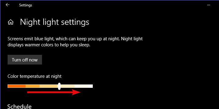 oprava obrazovky s červeným nádechem systému Windows 10