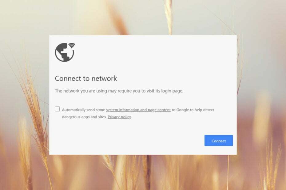 Que faire si le réseau que vous utilisez peut vous demander de visiter sa page de connexion