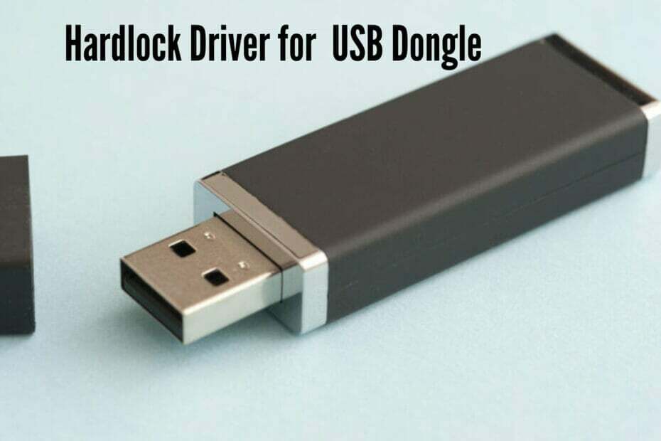 Hardlock tvarkyklė USB raktui