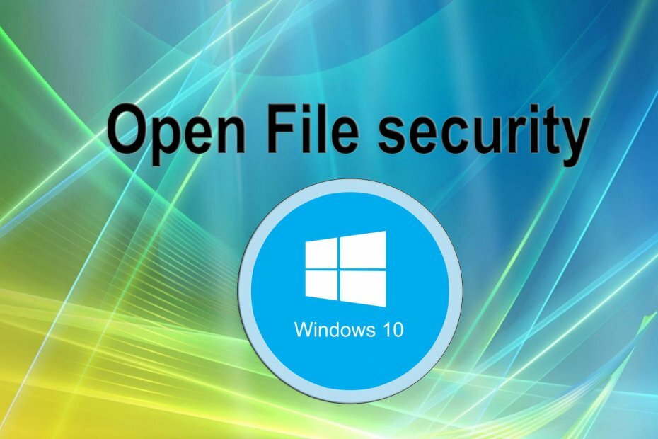 השבת אזהרת אבטחה של קובץ פתוח ב- Windows 10