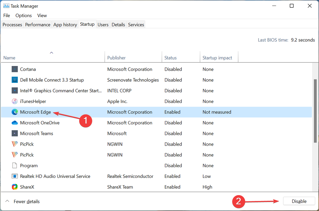 Wyłącz, aby zatrzymać otwieranie przeglądarki Microsoft Edge podczas uruchamiania systemu Windows 11