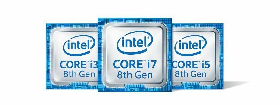 procesor 8. generácie Intel