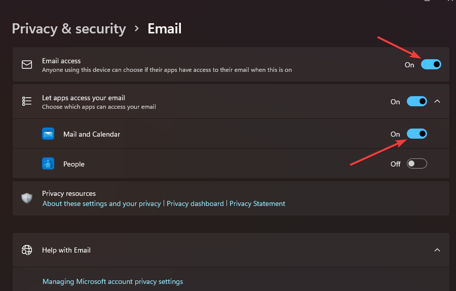 E-Mail-Zugriffsoption Windows 11 Mail-App funktioniert nicht