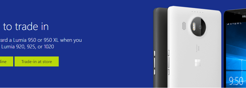 Обміняйте свій Lumia 920, 925 або 1020 на новий Lumia 950/950 XL