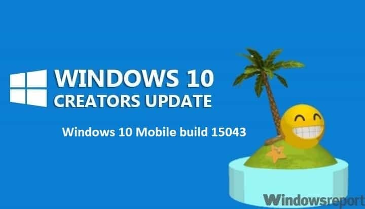 Win10 Mobile build 15043 trae solo correcciones de errores, sin nuevas características a la vista