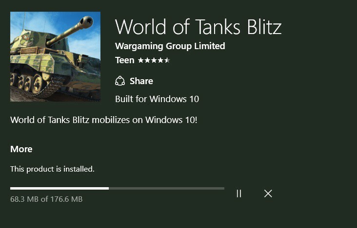 wereld van tanks windows 10