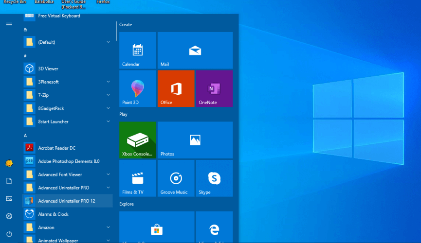 Meniu Pradėti „Windows 7“ ir „Windows 10“ pagrindiniai skirtumai