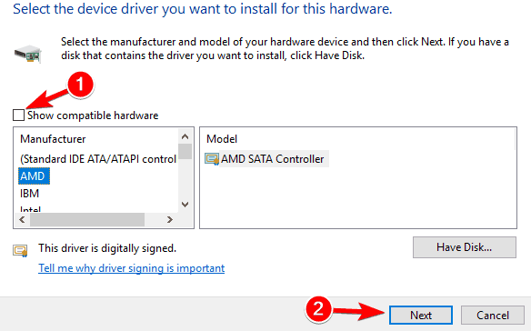 Unità CD di Windows 10 mancante