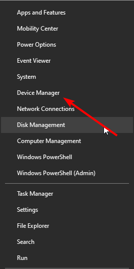 მოწყობილობის მენეჯერი აუდიო სტატიკური Windows 10