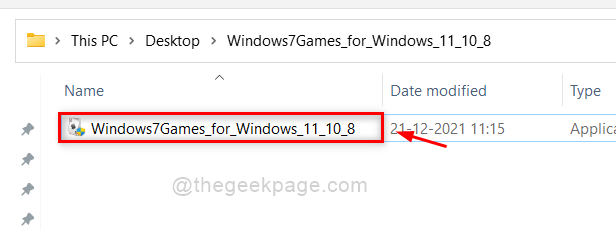 Dubbelklik op Windows 7 Games Exe-bestand 11zon