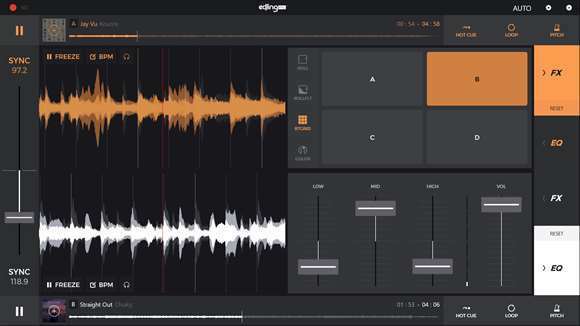 Aplikasi Edjing Music DJ Pro sekarang tersedia untuk Windows 10 dan Seluler