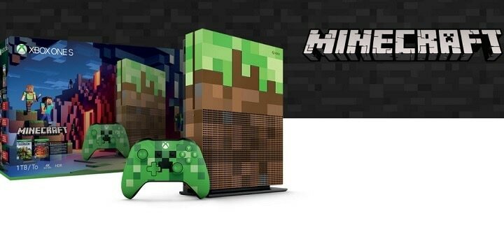 Minecraft Xbox One S პაკეტი მომხმარებლებს 3 ოქტომბერს აღწევს