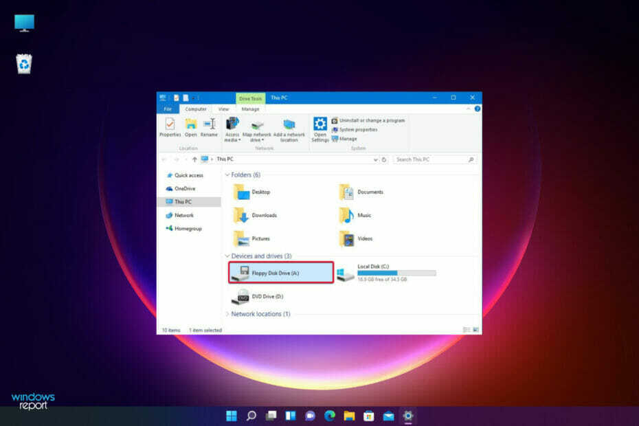 Windows 11 stále podporuje 5,25palcové disketové jednotky