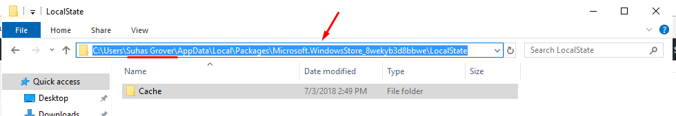 Cache du magasin Windows 10 endommagé [Résolu]