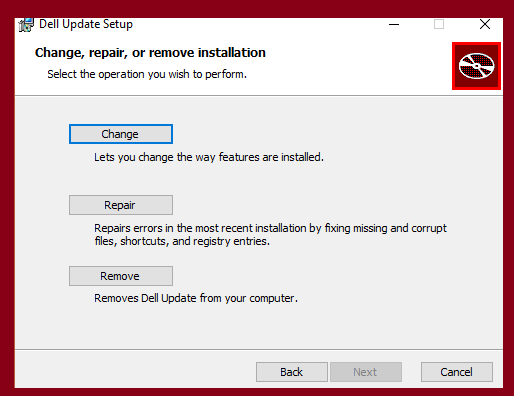 „Dell Update“ neveikia „Windows 10“
