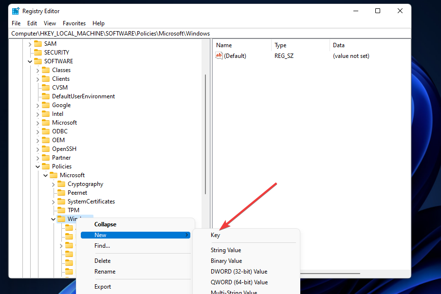 Die Schlüsseloption Windows 11 Dateiverlauf