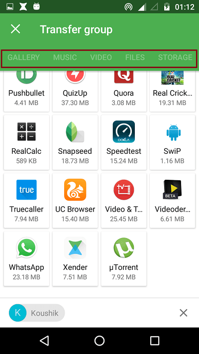 Sådan overføres og deles apps, filer ved hjælp af Xender Android App