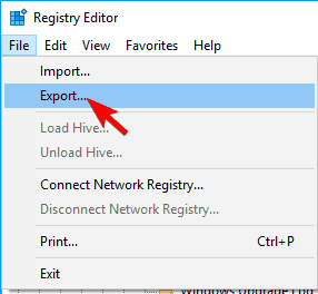 esporta le miniature png del registro che non mostrano Windows 10