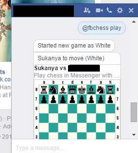 كيف تبدأ لعبة الشطرنج المخفية في تطبيق Facebook Messenger