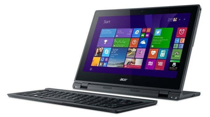 Nouveau modèle Windows 12 pouces dans la série de commutateurs Acer Aspire