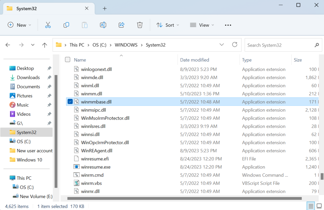 Winmmbase.dll crasht: hoe u deze fout op Windows 11 kunt oplossen