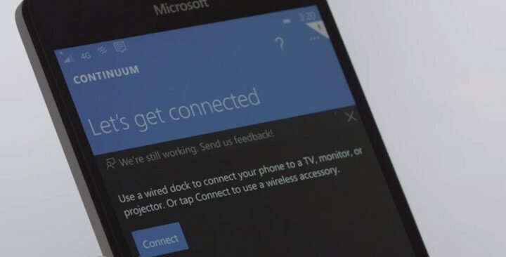 Windows 10 Mobile memungkinkan Anda menggunakan Continuum saat ponsel terkunci