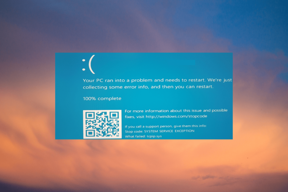 7 sposobów naprawy niebieskiego ekranu śmierci Tcpip.sys w systemie Windows 11