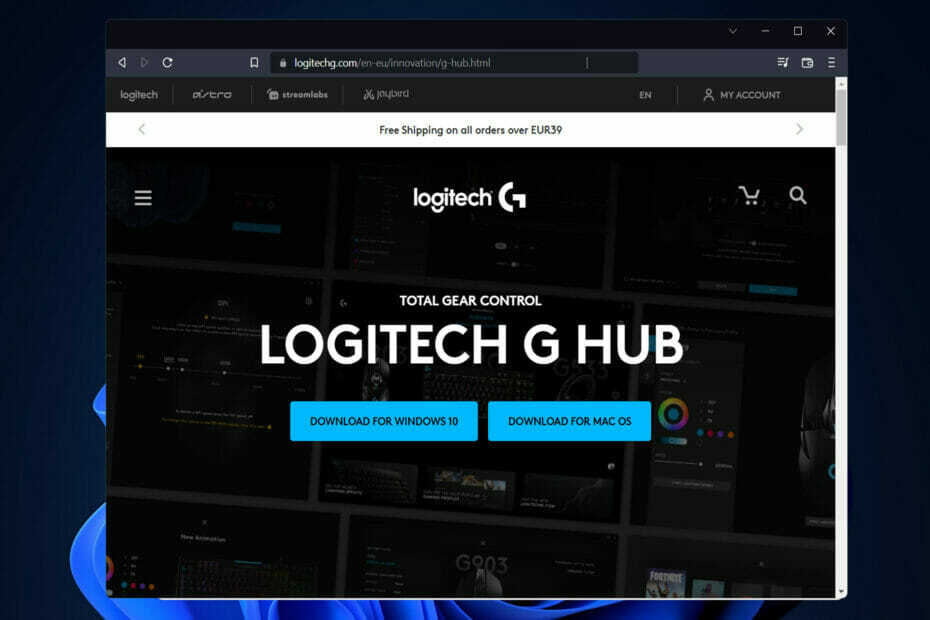 logitech-g-hub-side logitech g hub windows 11 download