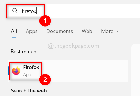 Firefox 11zon'u açın