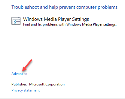 Išplėstiniai „Windows Media Player“ nustatymai