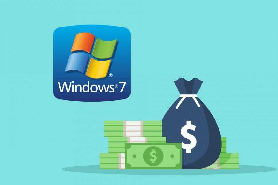 マイクロソフトは、Windows7の拡張セキュリティアップデートのコストを明らかにしました