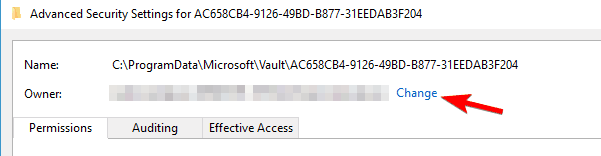 Windows 10 Credential Manager لا يحفظ كلمة المرور