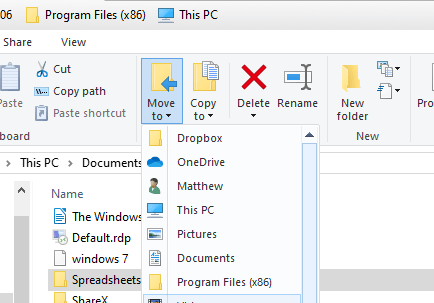 Datoteke »Premakni v gumb Excel« med shranjevanjem ni bilo mogoče dostopati