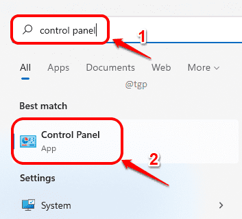 9 Such-Control-Panel optimiert