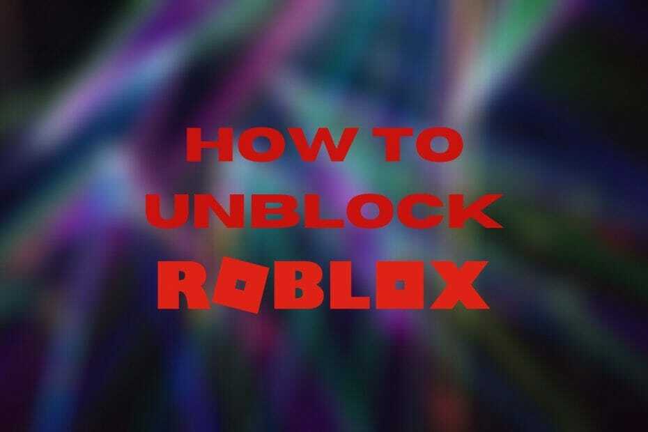Roblox को कैसे अनब्लॉक करें