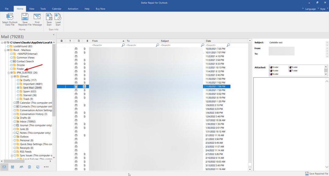 Исправить поврежденный файл PST с помощью инструмента восстановления Outlook PST