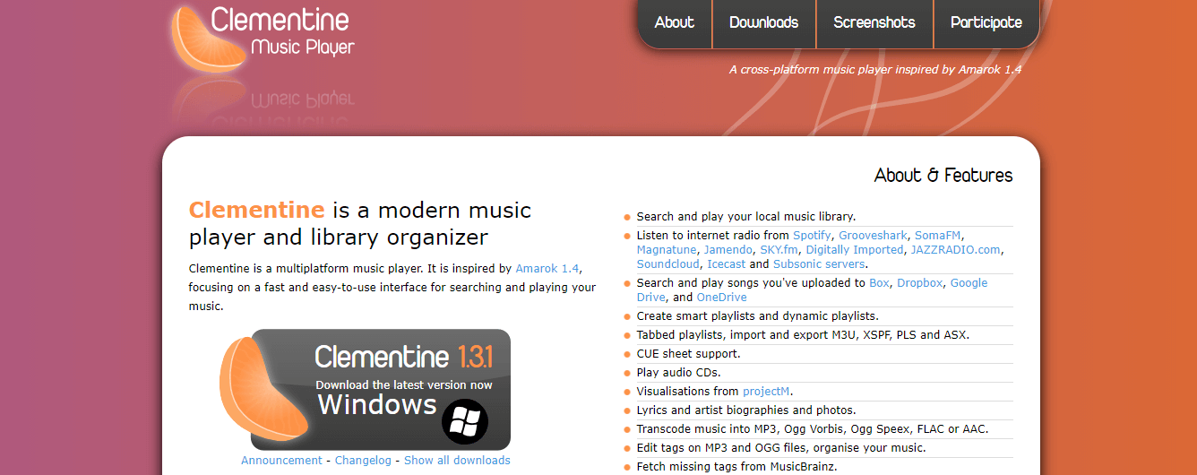 Clementine - Organizator muzyki